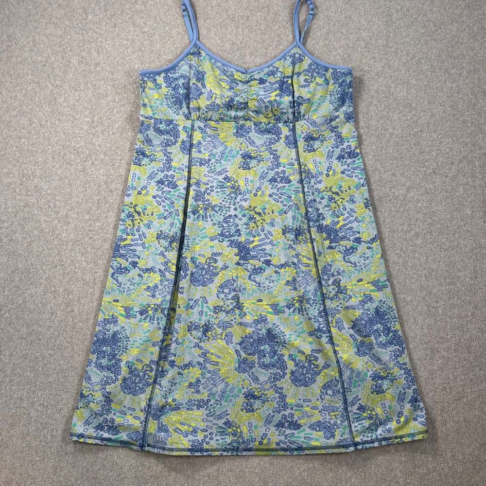 Royal Robbins Active Dress Women's XL Blue Green Adjustable Strap Shelf Bra